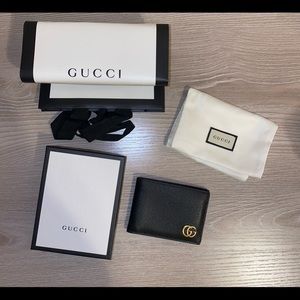 GG Marmont leather bi-fold wallet